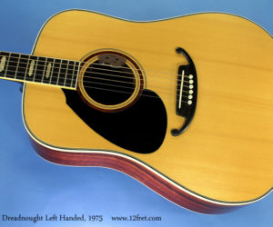 J.K. Lado Dreadnought, Left Handed, 1975 (consignment) No Longer Available