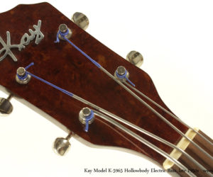 Late 1950s Kay Model K5965 Hollowbody Electric Bass (consignment)  SOLD