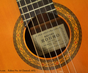 1975 Kohno No 10 Classical Guitar (consignment)  SOLD