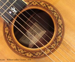 1976 William Laskin Cactus Guitar  SOLD