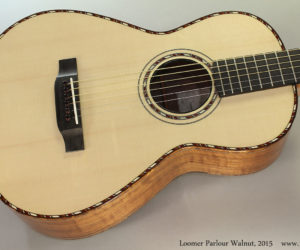 2015 Loomer Walnut Parlour Guitar  SOLD