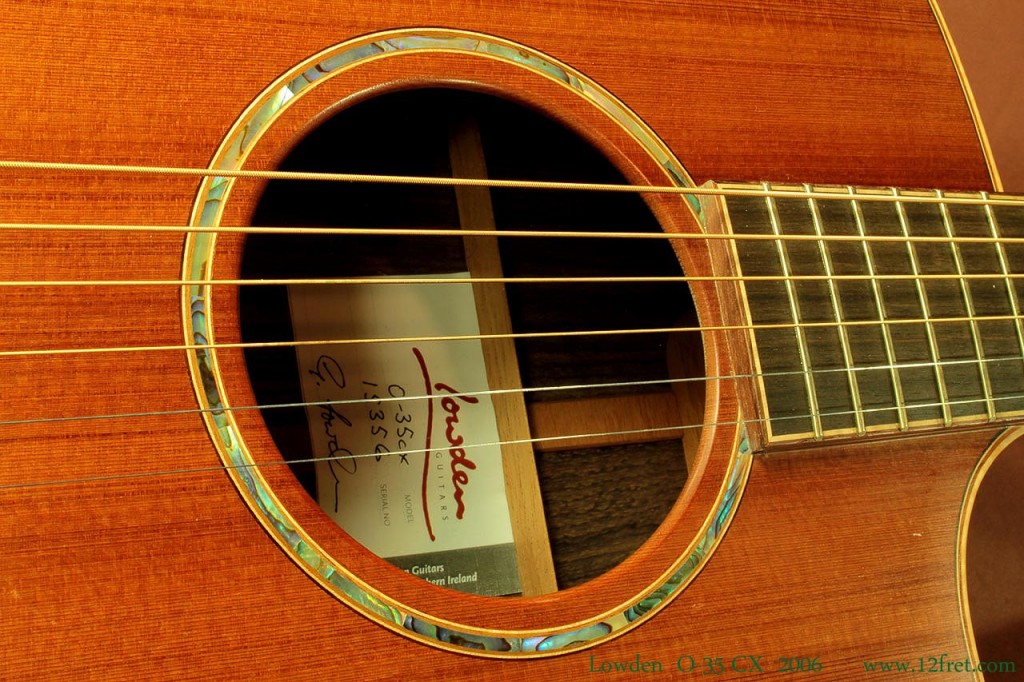 George Lowden has been building guitars since 1973, through many ups and downs and changes in direction. This example was built in his current workshop in Downpatrick, Northern Ireland, in 2006.