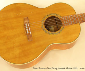 SOLD!! 1993 Marc Beneteau Steel String Acoustic Guitar