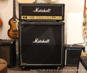 ❌SOLD❌ 1988 Marshal JCM800 50 Watt Head and Slant Cabinet