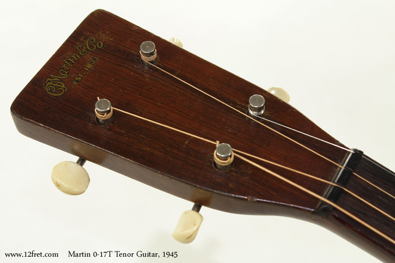 Tenor guitars like this Martin 0-17T were very popular for quite some time, partly because they're fairly portable and with only four strings, perhaps easier to use as an accompanying instrument to a voice.   They seem to have fallen out of favour with the rise of amplified music, but have a solid place in some country and Celtic styles.