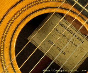 Martin and Coupa Guitar 1840's SOLD