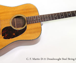 ❌ SOLD ❌  1966 C. F. Martin D-21 Dreadnought Steel String Guitar