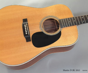 2012 Martin D-28 (consignment) SOLD