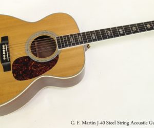 ❌SOLD❌ C. F. Martin J-40 Steel String Acoustic Guitar, 2005