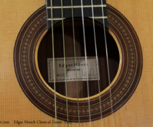 1965 Edgar Monch Classical Guitar  SOLD