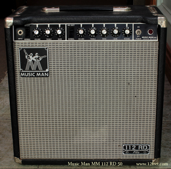 Here is a very clean 1980s Music Man MM 112 RD50 amplifier. 

Leo Fender sold his namesake company to CBS Musical Instruments in 1965.  
In 1971, he quietly formed a new company named Tri-Sonics Inc.  with Tom Walker and Forrest White.