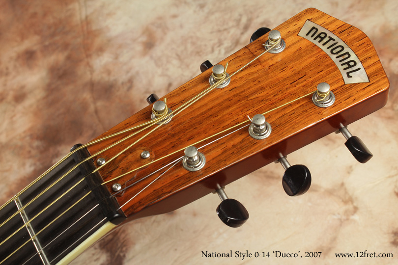 Between 1931 and 1937,  National produced guitars with the 'Duco' frosted effect.  This process involves dissolving a crystalline substance in lacquer, which re-crystallizes when the lacquer cures.
