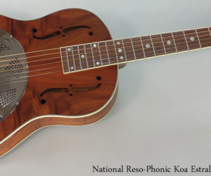 ❌SOLD❌  National Koa Estralita Deluxe Resophonic Guitar