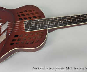 SOLD!!! National Reso-phonic M-1 TriCone Squareneck