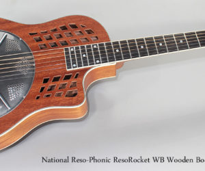 SOLD!!! National Reso-Phonic ResoRocket WB Wooden Body Guitar