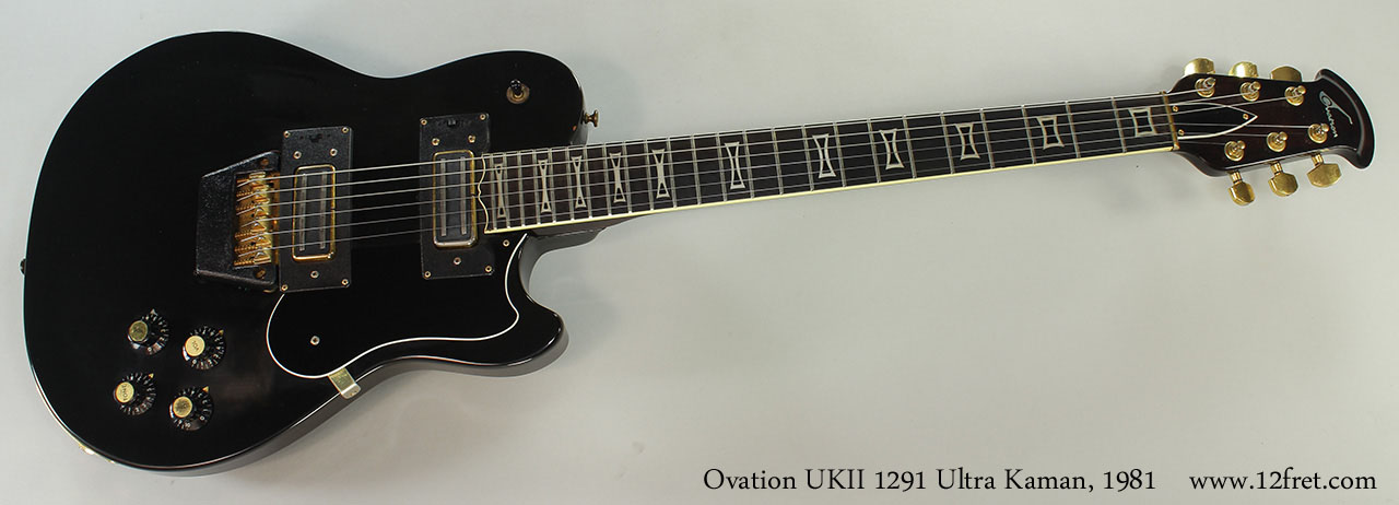 1981 Ovation UKII 1291 Ultra Kaman | www.12fret.com