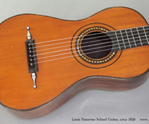 circa 1830 Louis Panormo-School Guitar  SOLD