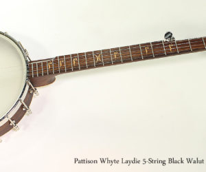 ❌SOLD❌ Pattison Whyte Laydie 5-String Black Walnut Banjo, 2017