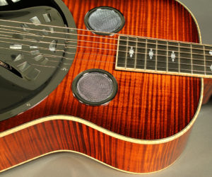 Paul Beard Model R Roundneck Custom Flame Maple Resonator