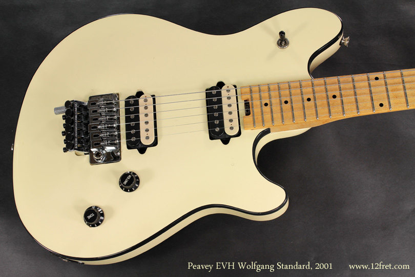 The Peavey EVH Wolfgang Standard was one step along the path of Eddie Van Halen's work and association with various guitar manufacturers. 
 
 The EVH Wolfgang 'Standard' was built from 1996 to 2002 in Leakesville, Mississippi (and then to late 2004 in Meridian, Mississippi), though in fact, Peavey did not use the term 'Standard' with reference to these models.