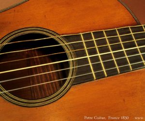 Two French Romantic Era Guitars - 1820 and 1830 (consignment)