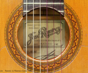 1981 Ramirez 1a Flamenco Guitar NO LONGER AVAILABLE