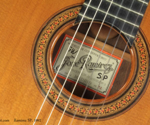 1992 Ramirez SP Classical Guitar   SOLD