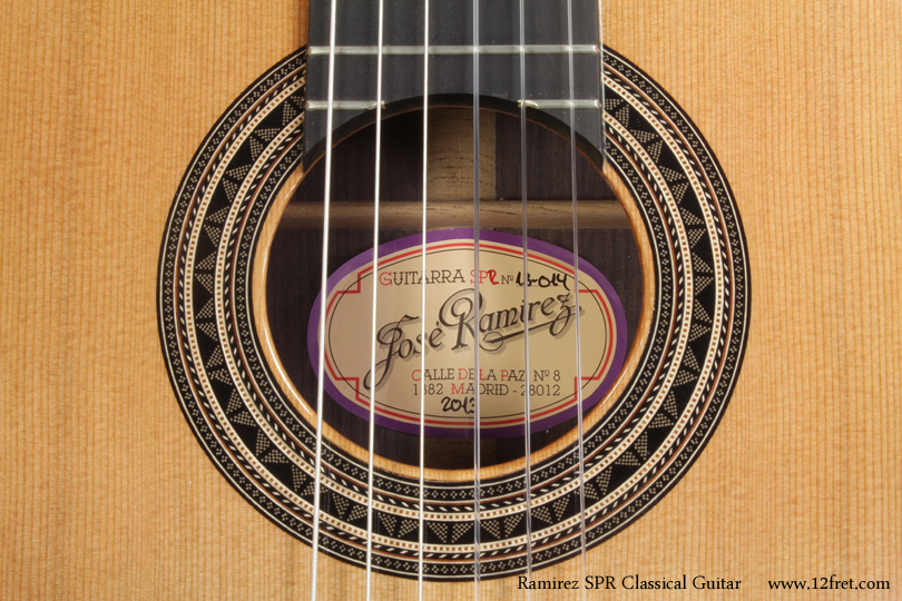 The Ramirez SPR classical guitar is the newest version of the hand made, maestro-built 