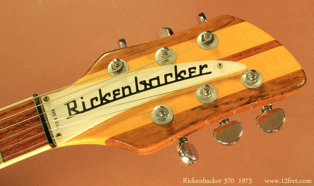 This Rickenbacke 370 model - the three-pickup version of the 360 - dates from October 1973, is in good condition and ready to play.    Priced at $1800 CAD.