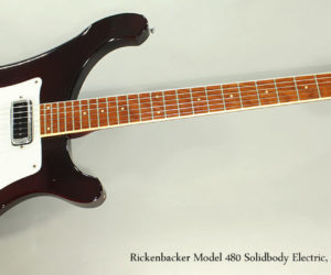 ‼️ NO LONGER AVAILABLE‼️ 1973 Rickenbacker Model 480 Solidbody Electric, Burgundy