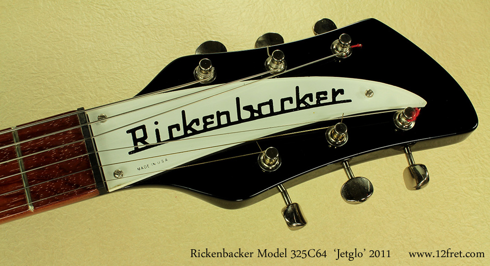 Based closely on the 1964 model, the Rickenbacker 325C64 brings forth memories from anyone exposed to the 'British Invasion' - or the Ed Sullivan show! - in the early and mid 1960's.  This 2011 example is in good condition and is really interesting to play - and of course it has that sound.  Complete with Accent vibrato tailpiece.