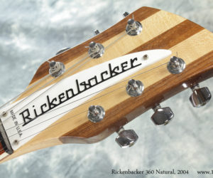2004 Natural Rickenbacker 360 Guitar (consignment) SOLD