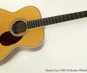 ❌ SOLD ❌ Santa Cruz OM Orchestra Model Guitar, 1997