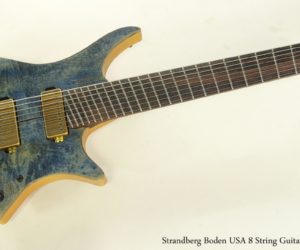 ❌ SOLD ❌ Strandberg Boden USA 8 String Guitar, 2012