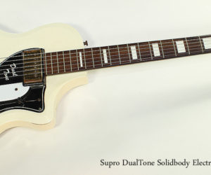 NO LONGER AVAILABLE!!! 1959 Supro DualTone Solidbody Electric Guitar