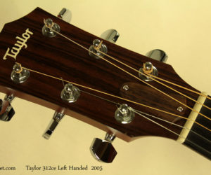 2005 Taylor 312ce Left Handed Steel String Acoustic (consignment) SOLD