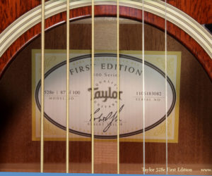 Taylor 528e First Edition SOLD