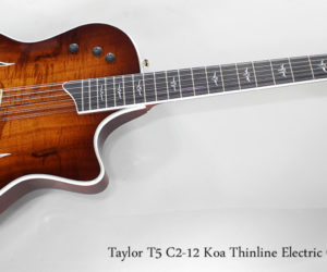 ❌SOLD❌ 2009 Taylor T5 C2-12 Koa Thinline Electric Guitar