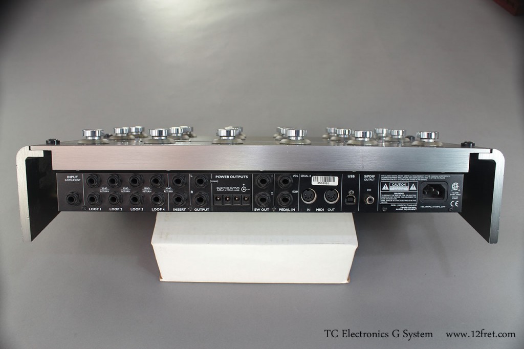 Here we have a TC Electronic G system.    Aside from its quality and flexibility, and its tank-like construction,  its design is interesting.  It is basically two systems, a rack-mount processor bolted under a controller board.    This means that the processing unit can be removed and installed in a rack for permanent mount in a studio.