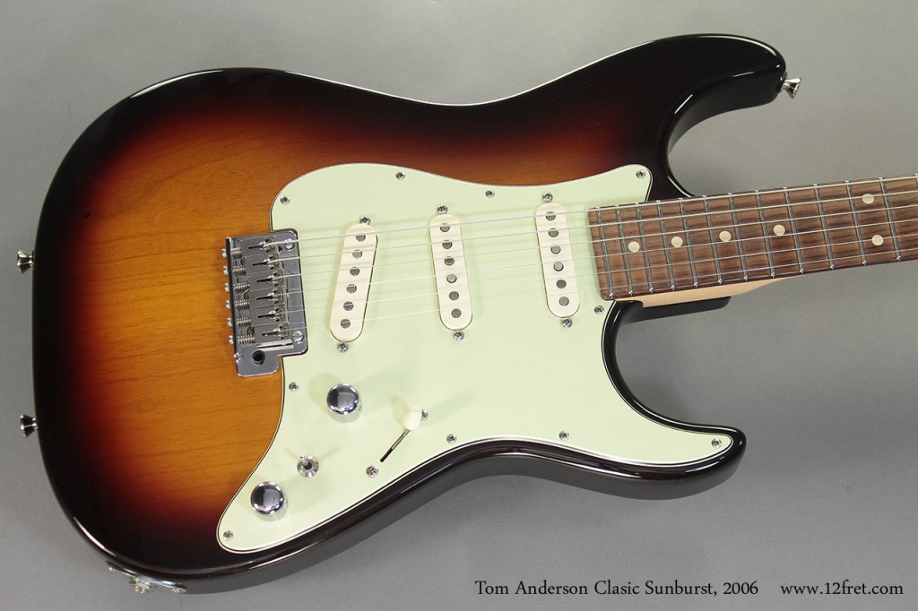 Tom Anderson's shop builds a small number of instruments, focusing on quality rather than quantity.