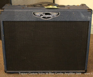 ❌SOLD❌ 2009 Traynor Custom Valve 50 Blue Combo Amplifier