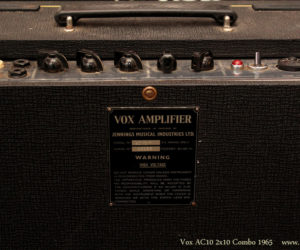 1965 Vox AC10 2x10 Combo Amplifier (consignment)  SOLD