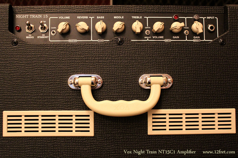The Vox Night Train NT15C1 is a very cool 15 watt tube amp with killer tone and versatility in a compact package!