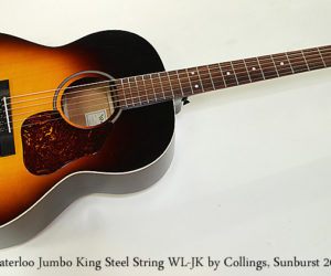 ❌SOLD❌ Waterloo Jumbo King Steel String WL-JK by Collings, Sunburst 2016