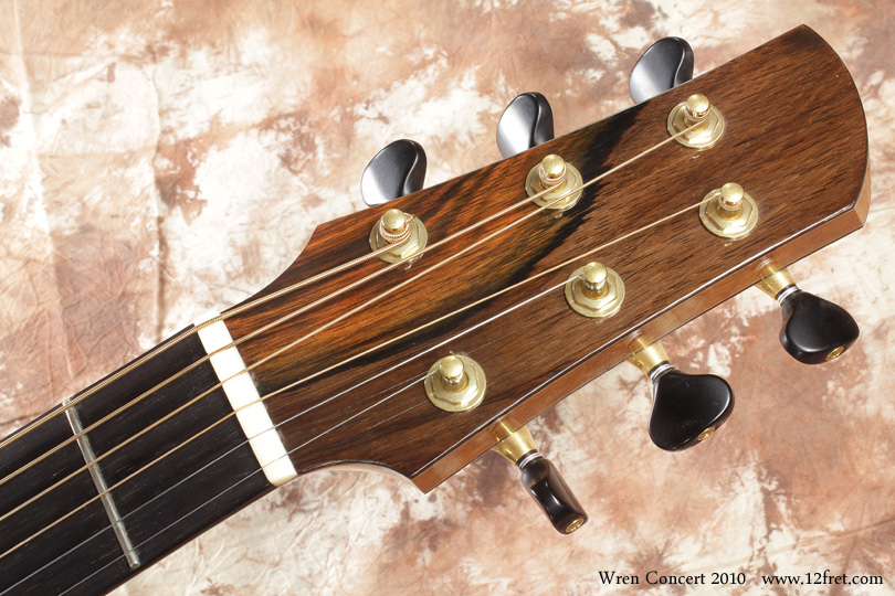 David Wren has been one of Canada's premiere builders for decades, along with stints doing repairs at The Millwheel in downtown Toronto and being part owner of The Twelfth Fret. 

This 2010 Wren Concert is in excellent condition and is a fine example of David's work.