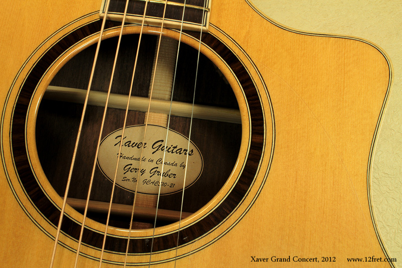 Here is a lovely Xaver Grand Concert model from Ottawa builder Gerry Gruber!