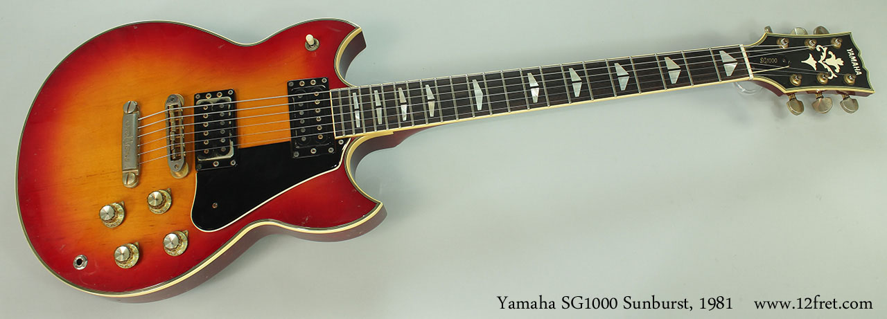 1981 Yamaha SG1000 Sunburst SOLD | www.12fret.com