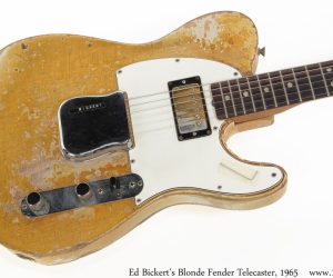 Ed Bickert's Blonde Fender Telecaster, 1965
