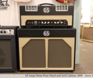 65 Amps Stone Pony Head and 2x12 Cabinet, 2009