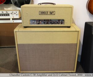 Chandler Custom C38 Amplifier and 2x12 Cabinet Tweed, 2010 (No Longer Available)
